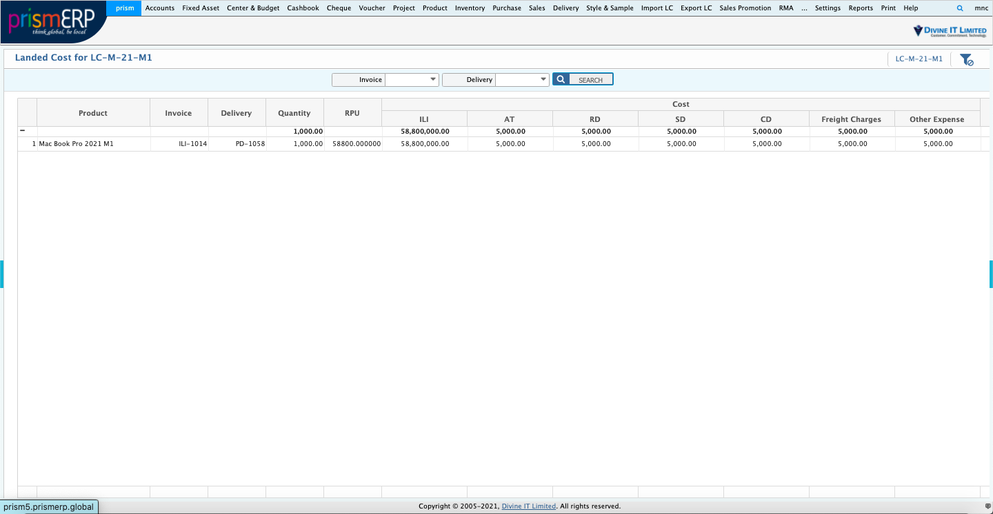 installation and setup of budget module